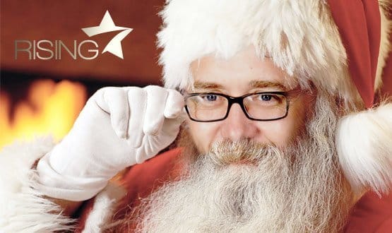 Rising star: Santa Claus