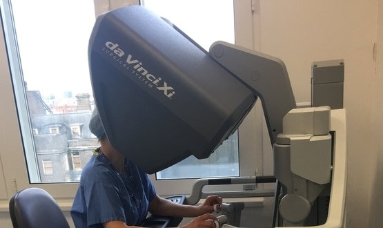 Patients at The Royal London Hospital benefit from robot assisted surgery