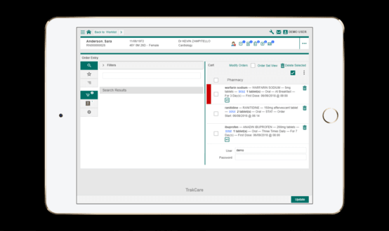 InterSystems adds mobile functionality to TrakCare EPR