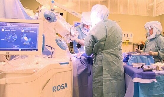 NHS Golden Jubilee reaches ROSA robotic landmark