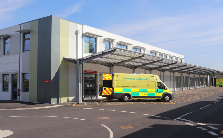 A&E department at Mid Cheshire Hospitals