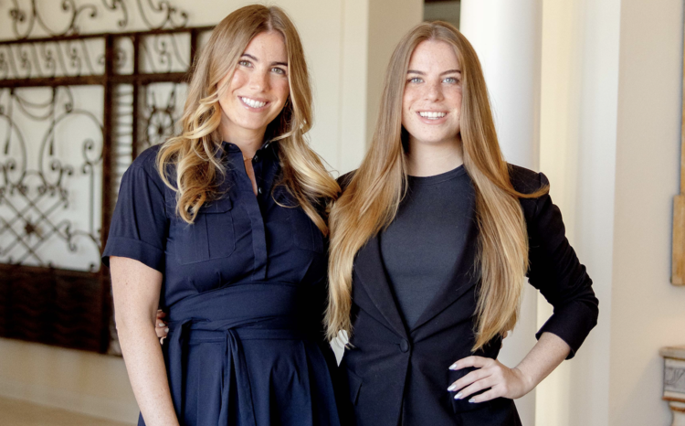 Left to right: Olivia Ferro and Chloe Ferro, co-founders of SheMed
