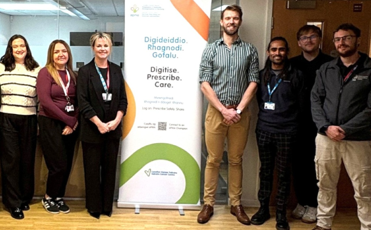 Some of the Velindre University NHS Trust ePMA team