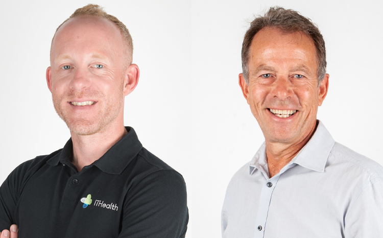 Left to right: Andy Sheret, head of business development at ITHealth, and Chris Booth, head of commercial business and strategy at ITHealth