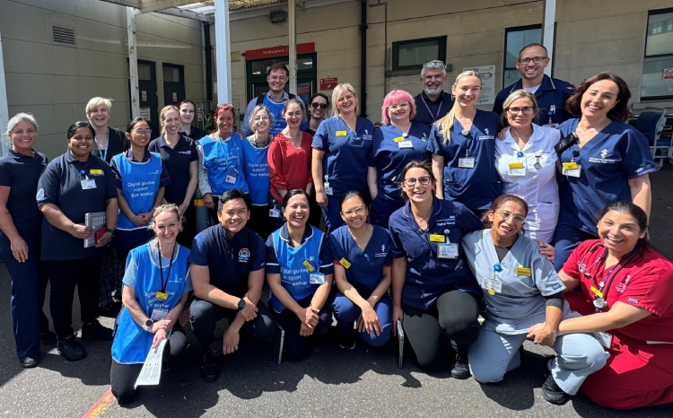 Royal Sussex County Hospital emergency department, which has now switched to digital observations and e-prescribing, is one of the busiest in Sussex